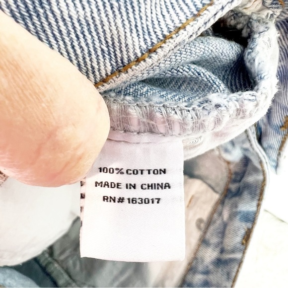 PRINCESS POLLY HIGH RISE STRAIGHT LEG DISTRESSED JEANS WOMENS SZ 2 - Picture 5 of 6